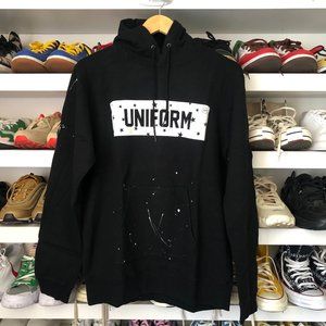 UNIFORM EXPERIMENT Drip Star Logo Pullover Hoodie